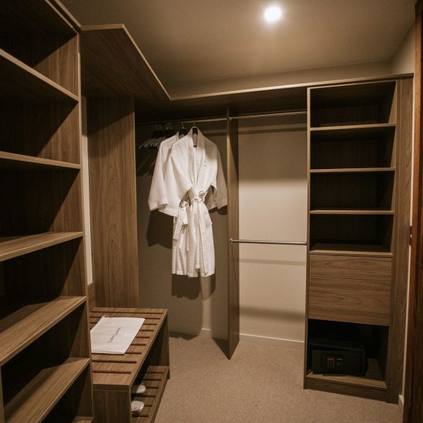 Fiordland Suite walk-in wardrobe - square